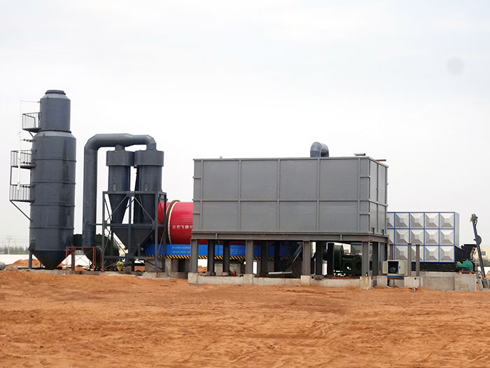 工業(yè)污泥干燥設備d對尾氣進行無害化處理